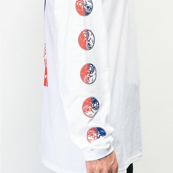 Vans long sleeve skull gradient men’s shirt XL 🎁 - Picture 2 of 3